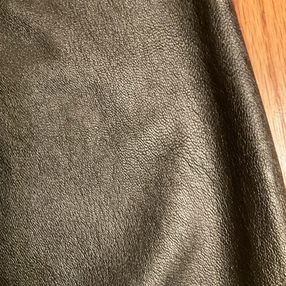 Commando Faux Leather Pants, Black High Waist Pull On Body Con Fit Stretch, Sz M - Picture 7 of 9